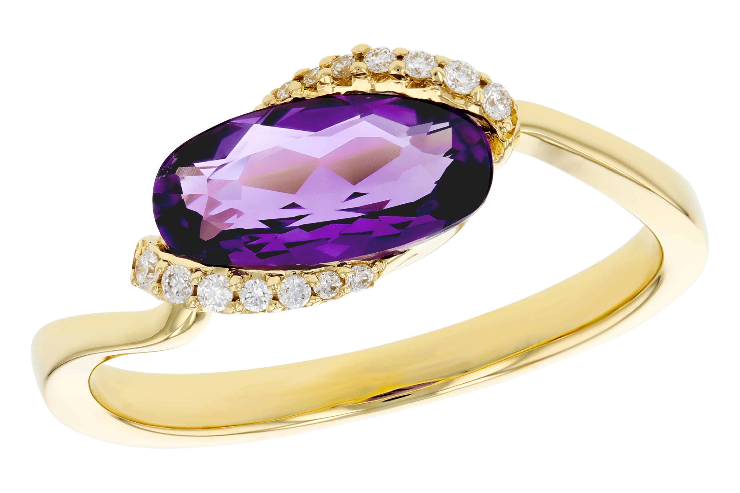 L284-75143: LDS RG 1.07 TW AMETHYST 1.13 TGW (10x5MM AMY)