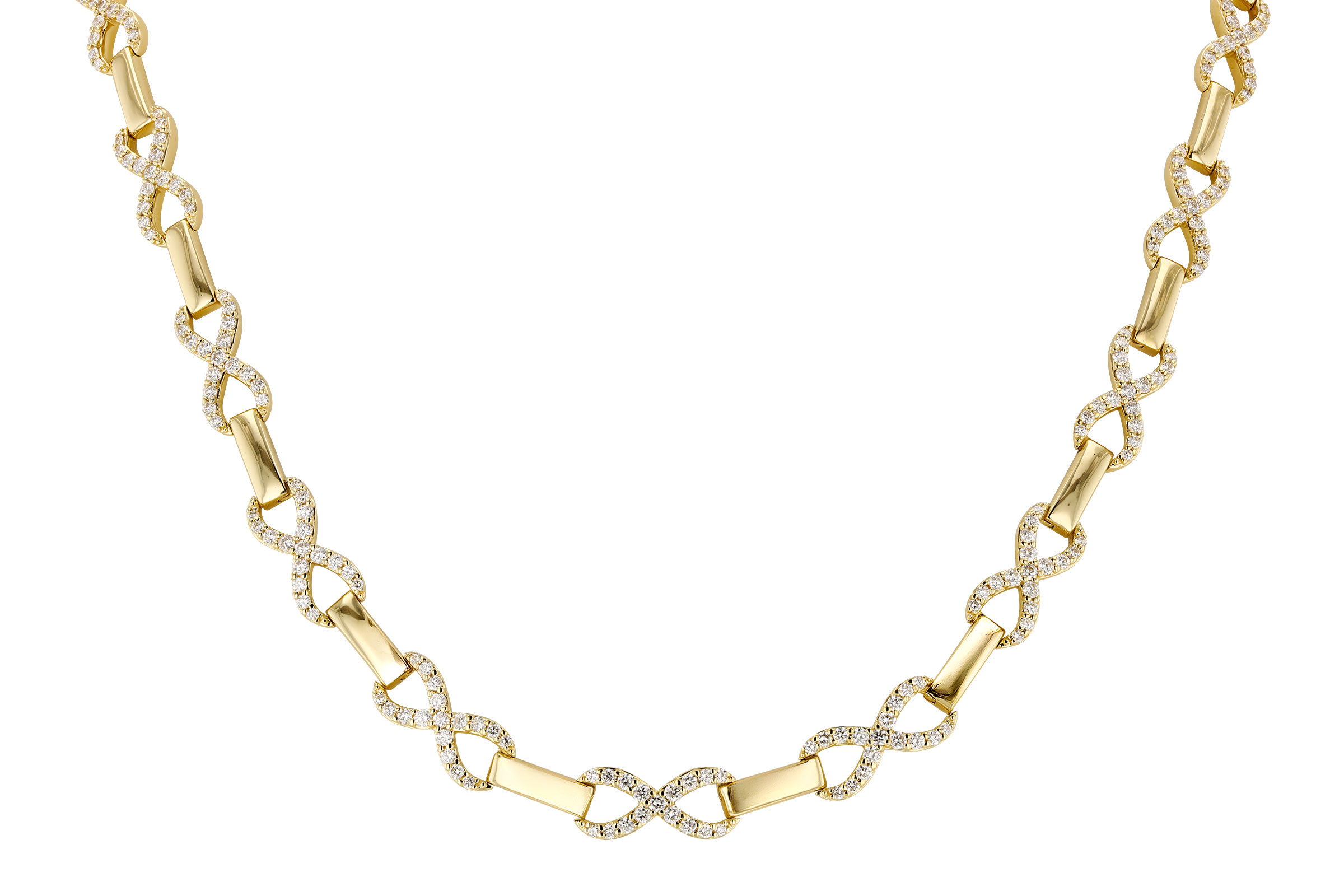 L284-75152: NECKLACE 2.20 TW (17")