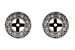 M009-36016: EARRING JACKETS .12 TW (FOR 0.50-1.00 CT TW STUDS)