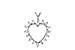 M015-66989: HEART PENDANT .23 TW
