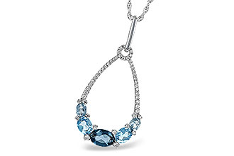 M196-58770: NECK 1.76 BLUE TOPAZ 1.96 TGW