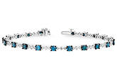M197-51489: BRACELET 3.00 BLUE DIA 4.05 TW
