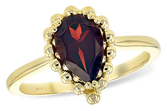 M198-40625: LDS GARNET RING 1.38 CT