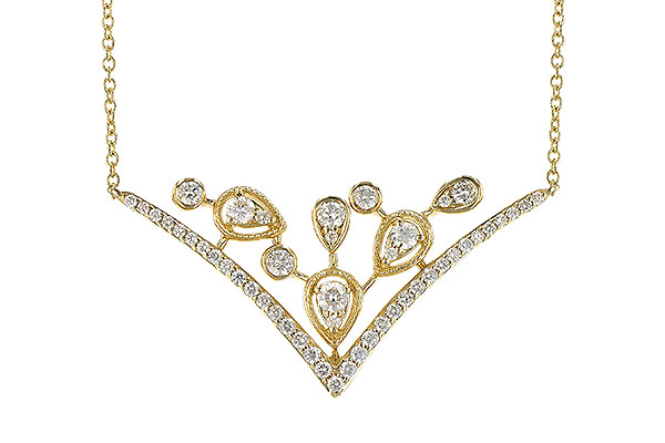 M282-04207: NECKLACE .45 TW
