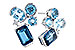 M282-06970: EARR 4.15 BLUE TOPAZ TW 4.19 TGW