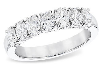 M282-92452: LDS DIA WED RG 1.33 TW (7 OVALS)