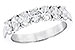M282-92452: LDS DIA WED RG 1.33 TW (7 OVALS)