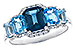 M282-94261: LDS RG 2.15 TW BLUE TOPAZ 2.30 TGW