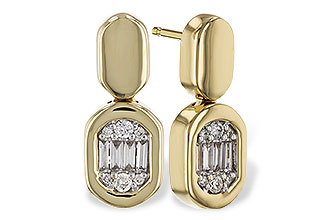 M282-99725: EARRINGS .12 BAG .25 TW