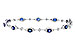 M283-83352: BRACELET 2.31 SAPPHIRE 2.50 TGW (7")