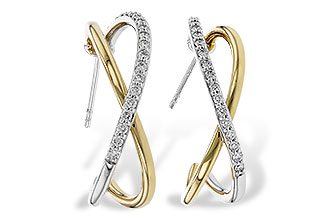 M283-84261: EARRINGS .50 TW