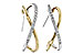 M283-84261: EARRINGS .50 TW