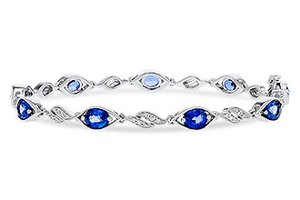 M283-84270: BRACELET 4.02 SAPPHIRE 4.26 TGW (7")