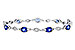 M283-84270: BRACELET 4.02 SAPPHIRE 4.26 TGW (7")