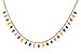 M283-86025: NECK 6.75 MULTI-COLOR SAPP 7.21 TGW (17.25")