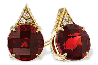 M283-88752: EARR 2.08 TW GARNET 2.10 TGW (6MM RD)