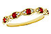 M283-90570: LDS WED RG .28 RUBY .34 TGW