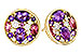 M283-90634: EARR .82 TW SEMI-PRECIOUS (P.TOUR, AMY) .98 TGW