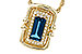 M284-73316: NECK .84 LONDON BLUE TOPAZ .96 TGW (8x4MM LBT)